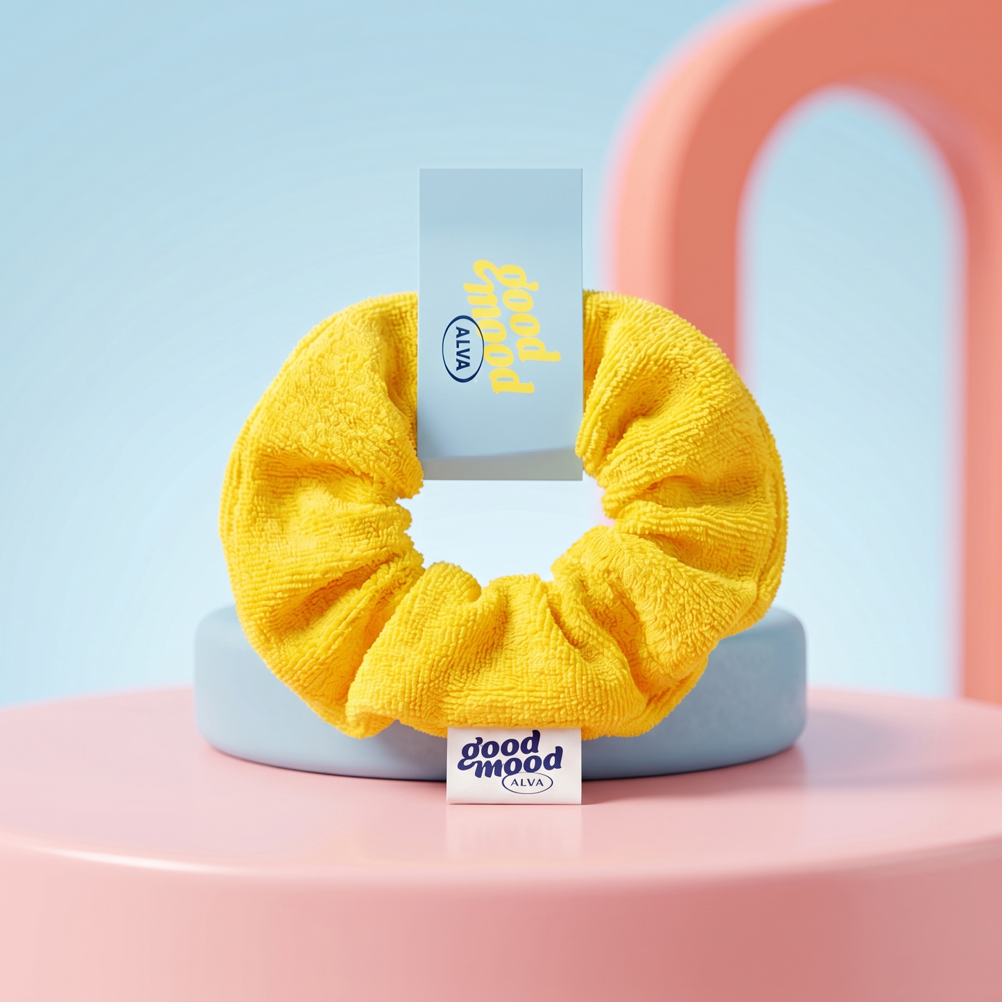 scrunchie amarela